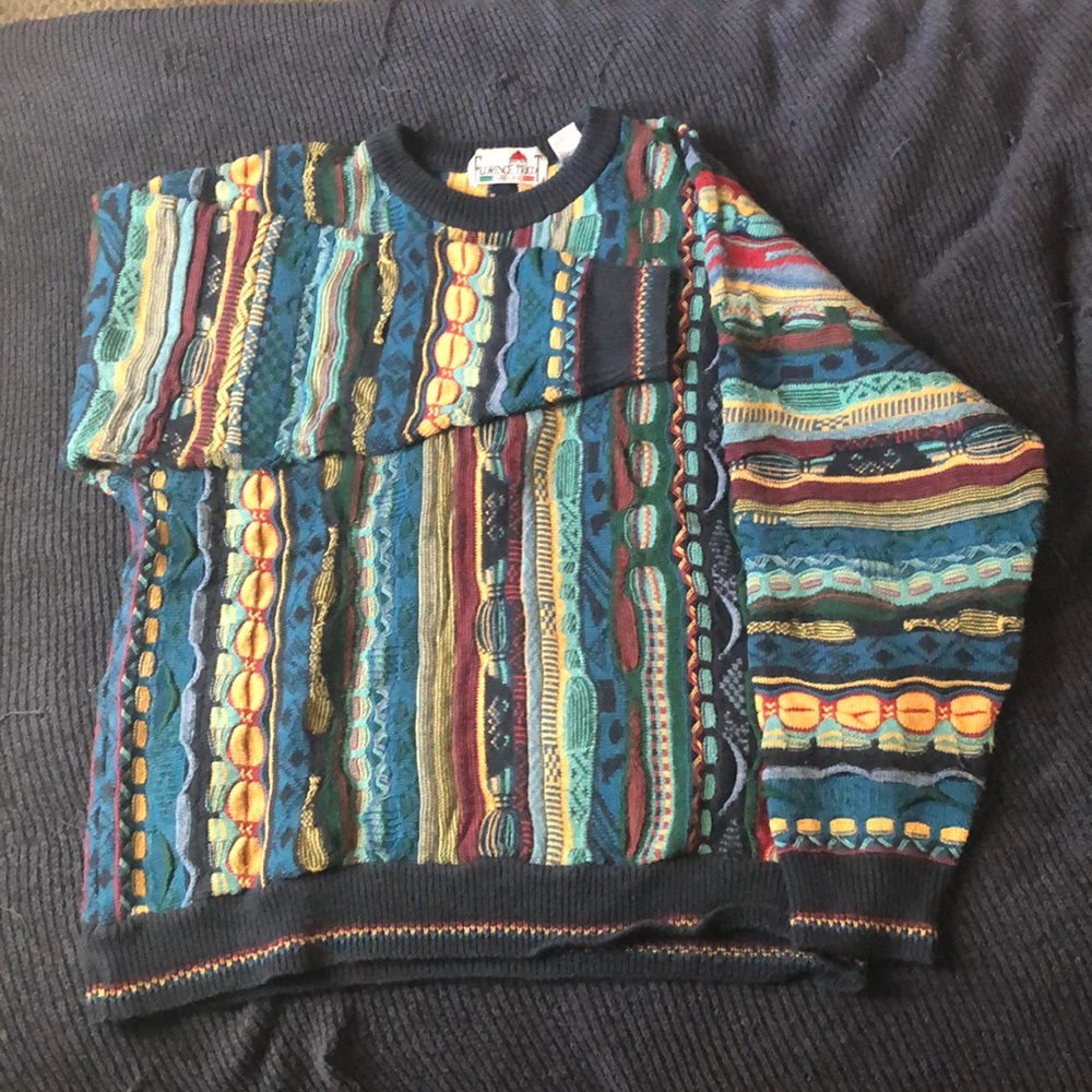 Vintage “Coogi” Style Knitted Sweater